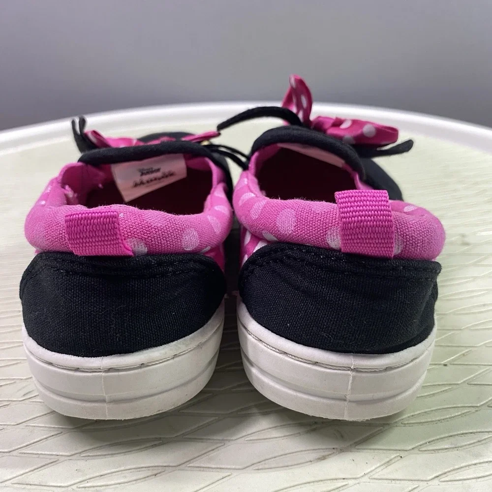 Minnie Mouse Little Girl's Pink Canvas Shoes Sneakers-Sz. 11-Fair Cond. See pics
